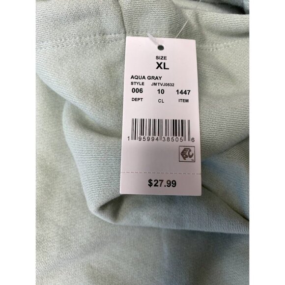 MTV Hoodie Sweatshirt Top Women's XL Green Seasonal‎ Holiday Drawstring NEW - Picture 8 of 9